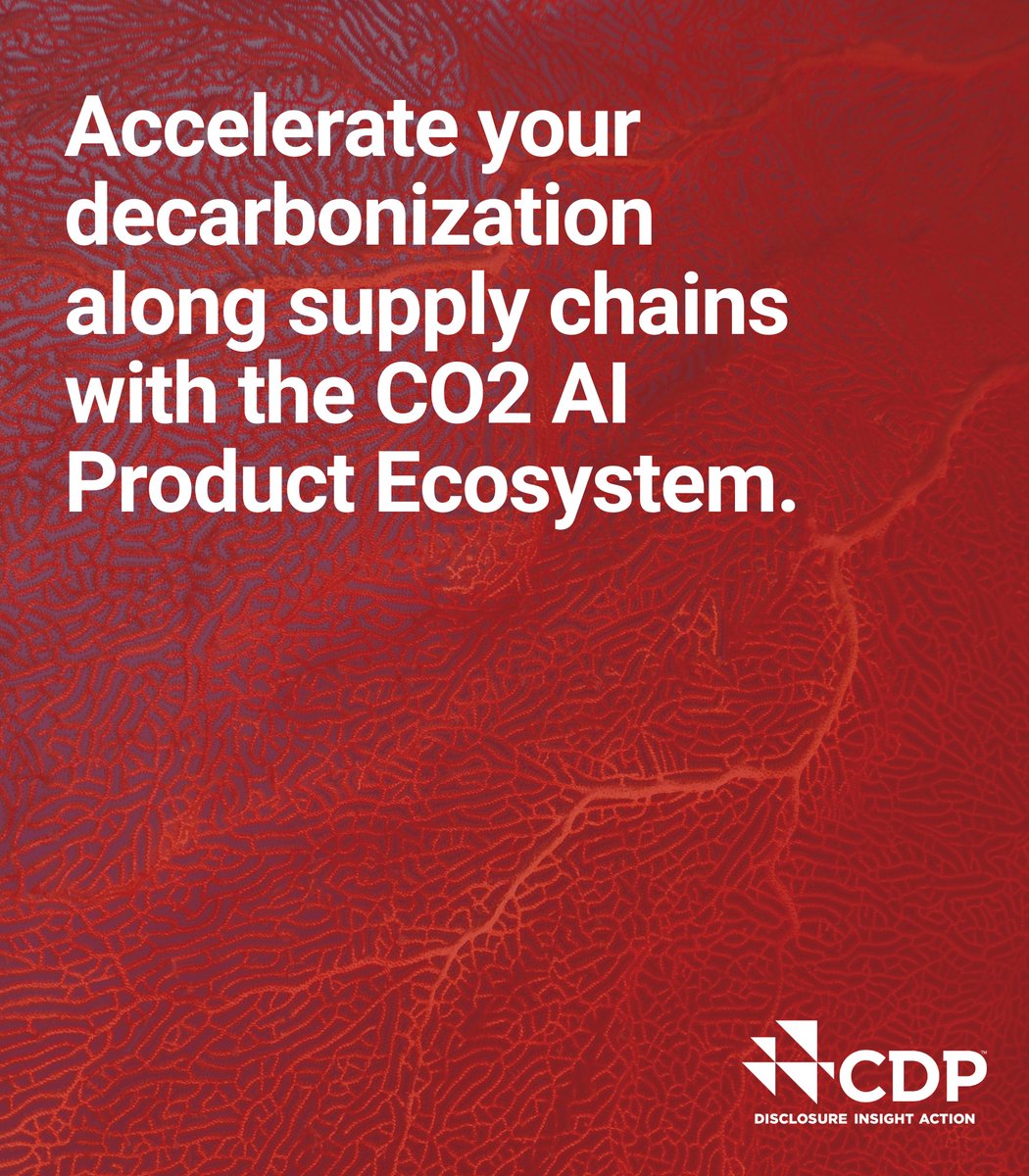 📣 CDP has partnered with CO2 AI to create the CO2 AI Product Ecosystem, a transformative solution, leveraging advanced analytics and technology to empower companies to measure and manage emissions down to the product level. Discover more: ow.ly/He6Q50QFHLN
