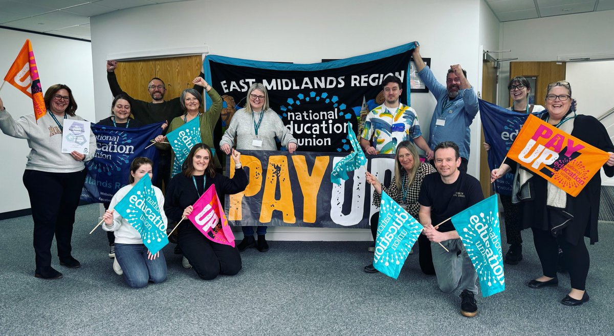 We feel empowered! It’s a privilege to work with such inspirational @NEUnion reps discussing how to fight injustice, organise our members and stand up for #education! #NEU #PayUp24 #ProudToBeTradeUnion
