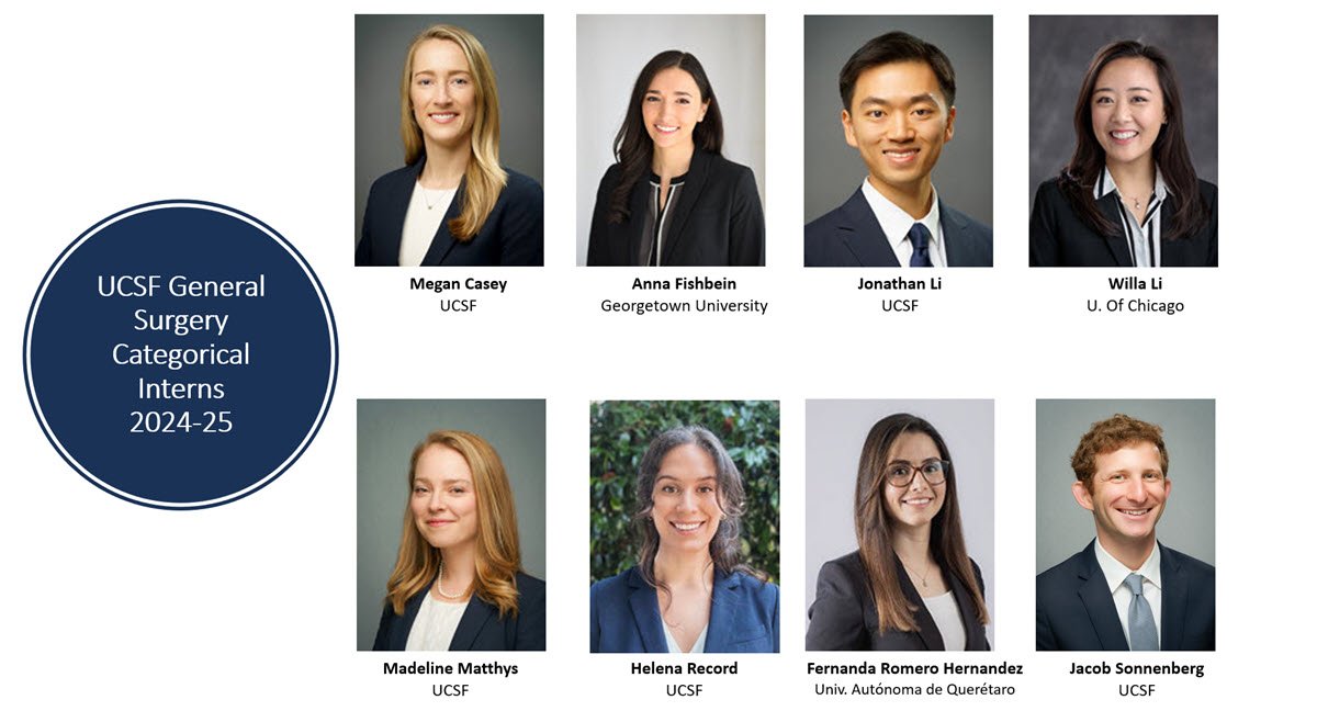 It’s official! Please join us in welcoming our new General Surgery categorical resident class of 2031 to @UCSFSurgery! Congratulations to all – we can’t wait to see these future leaders in surgery in June!