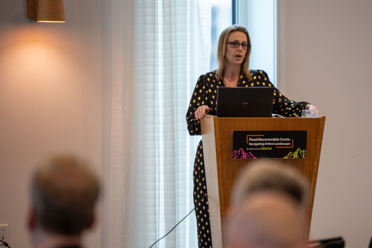 Ashtons partner and Chair of The Society of Clinical Injury Lawyers (@scilorg), @ClinNegSharon, in action at the @BlumeUK Expertise event yesterday in Manchester! Sharon explained access to justice and discussed the work SCIL have done in relation to Fixed Recoverable Costs…