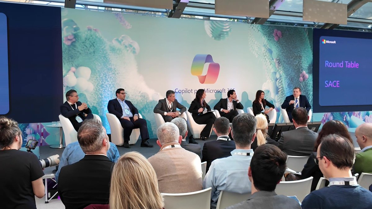 Abbiamo partecipato all'evento di @microsoftitalia, focalizzato sulle prospettive e le opportunità offerte dall'Intelligenza Artificiale generativa nel nostro Paese, per raccontare in che modo la #tecnologia ci supporta nella nostra trasformazione culturale e #digitale.