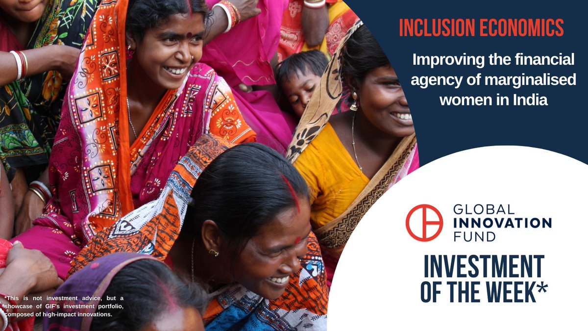 This week, we'd like to give a shout out to @kreauniversity & @Yale Inclusion Economics research initiative, which is working to increase labour force participation and #agency outcomes for marginalised women in #India. Find out more: globalinnovation.fund/investments/in… #innovatingtogether