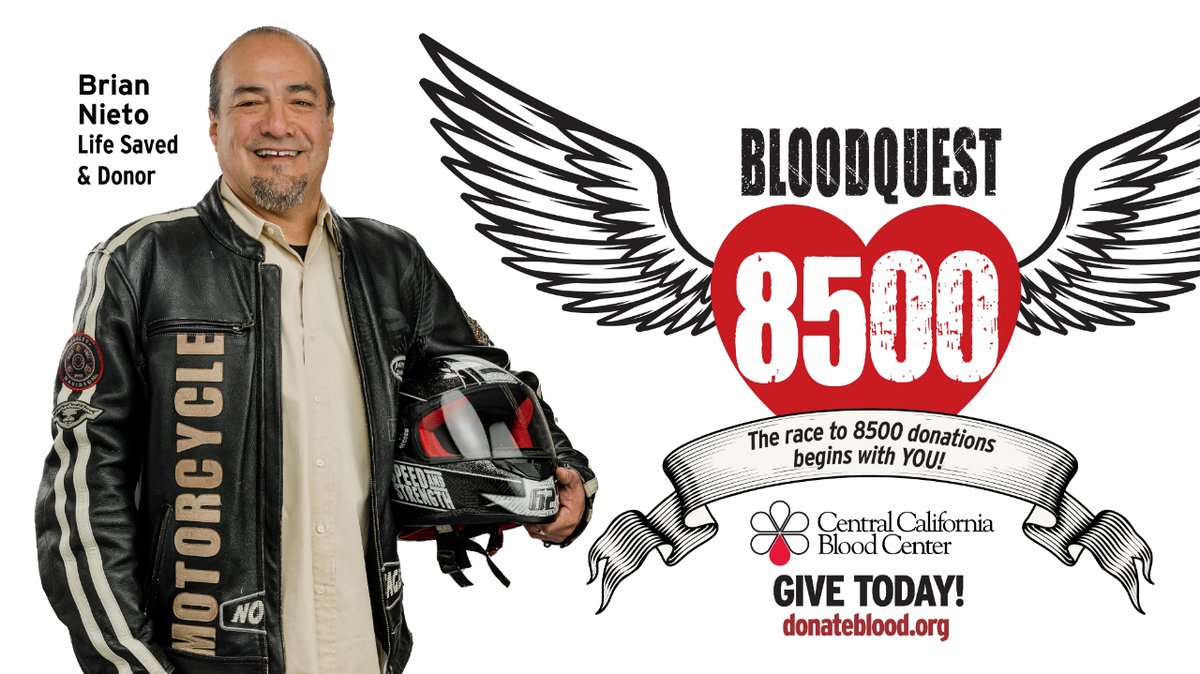 We need YOUR help to crush the blood shortage!

In partnership with Cumulus Media, we aim to reach a goal of 8500 units of blood by the end of March during BloodQuest 8500! 

Your blood donation could make a giant impact on someone's life! 🩸💪

 @CumulusMedia