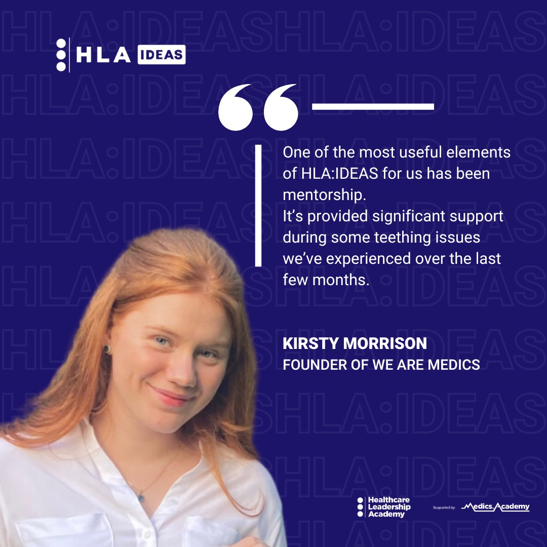 🚀 Join the movement with HLA:IDEAS – the empowering #Incubator for #SocialEnterprise and #NotForProfit organizations in healthcare. Meet Kirsty, founder of @WeAreMedics_, an inspiring part of our inaugural cohort. Healthcare Discover your potential: ow.ly/GG9i50QU1cN