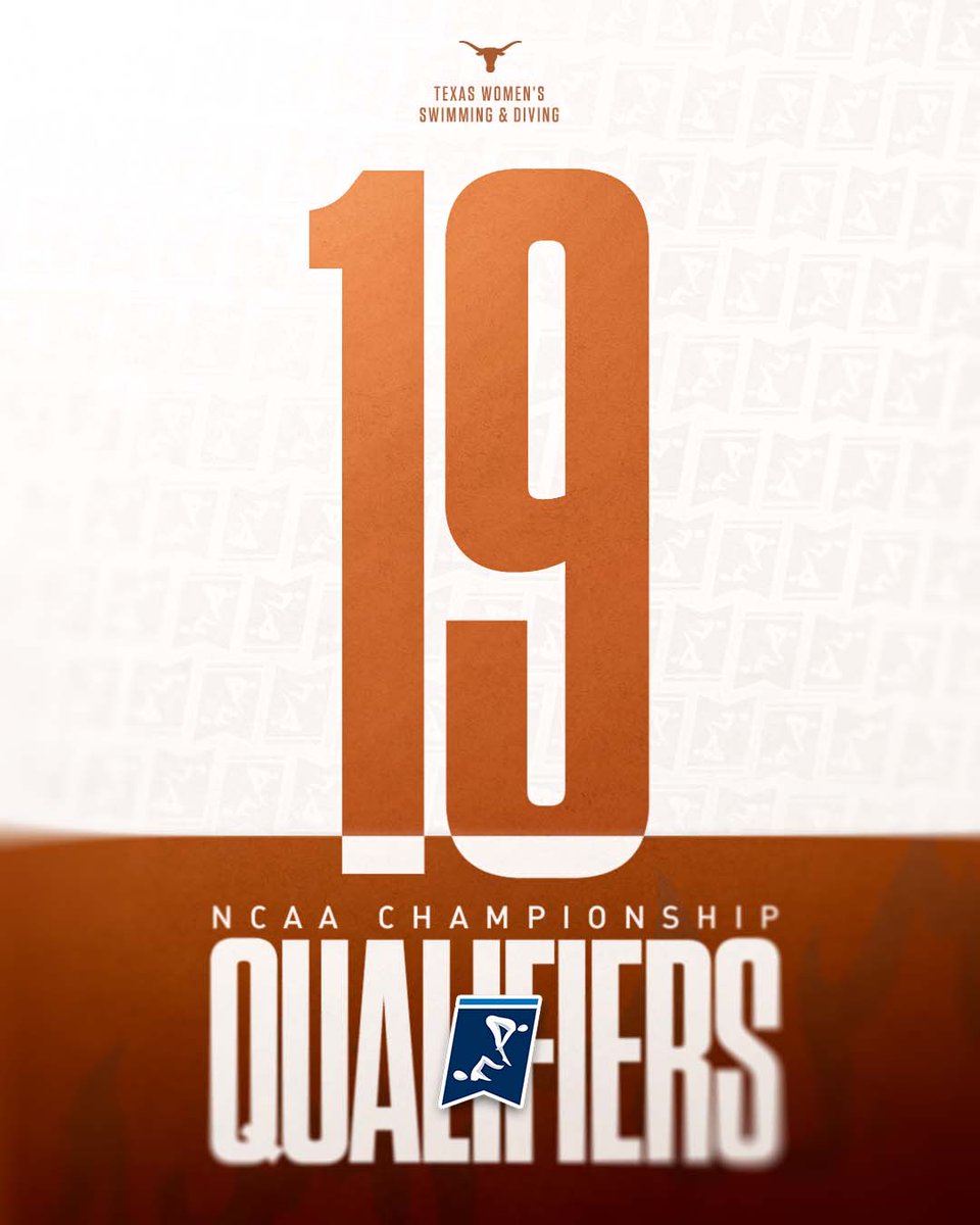 The Longhorns have 1️⃣9️⃣ qualifiers for the NCAA Championships! 🤘 #HookEm