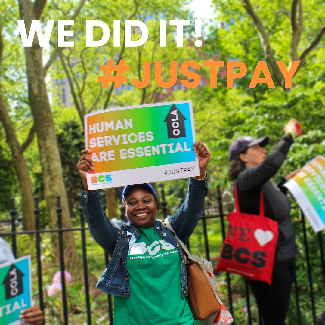 Thanks to the campaigning of human service workers across the City, starting in 2025, NYC human service contracts will include a 3% Cost of Living Adjustment each year for the next 3 years! Our fight for #JustPay doesn’t end here, but we are thrilled to celebrate this victory!