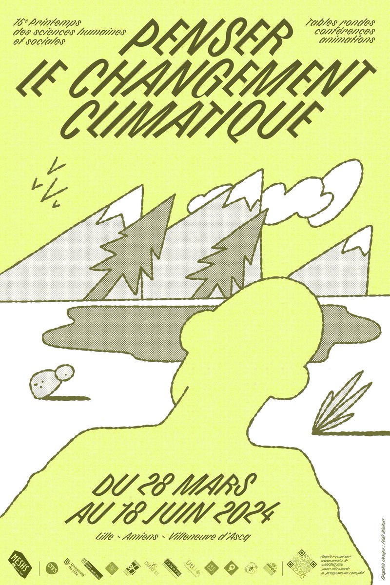 🔊🌷#Évènement | 15e Printemps des SHS 🍃⭕️Cette année, la thématique de l’évènement est « Penser le changement climatique » 🗓28 mars au 18 juin 2024 👥Ouvert à tous·tes, gratuit 📍Lille - Amiens - Villeneuve d’Ascq 👉 Programme, lieux & inscriptions : urlz.fr/pU4d