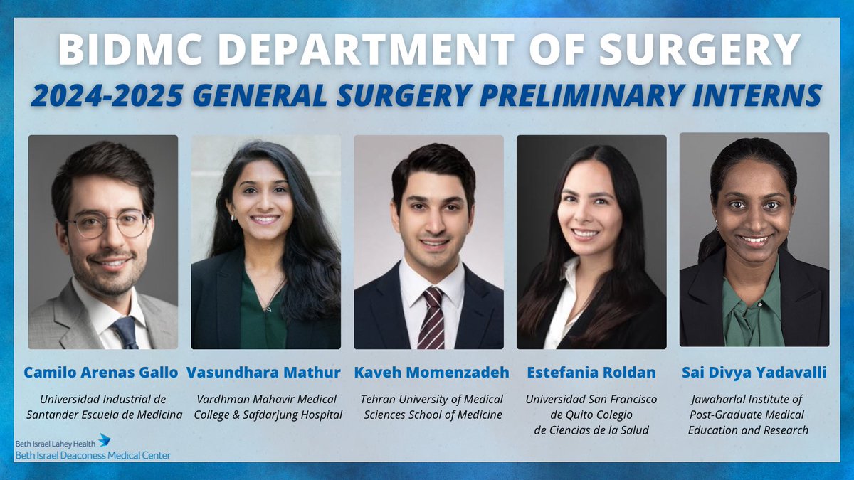 BIDMC Department of Surgery tweet media
