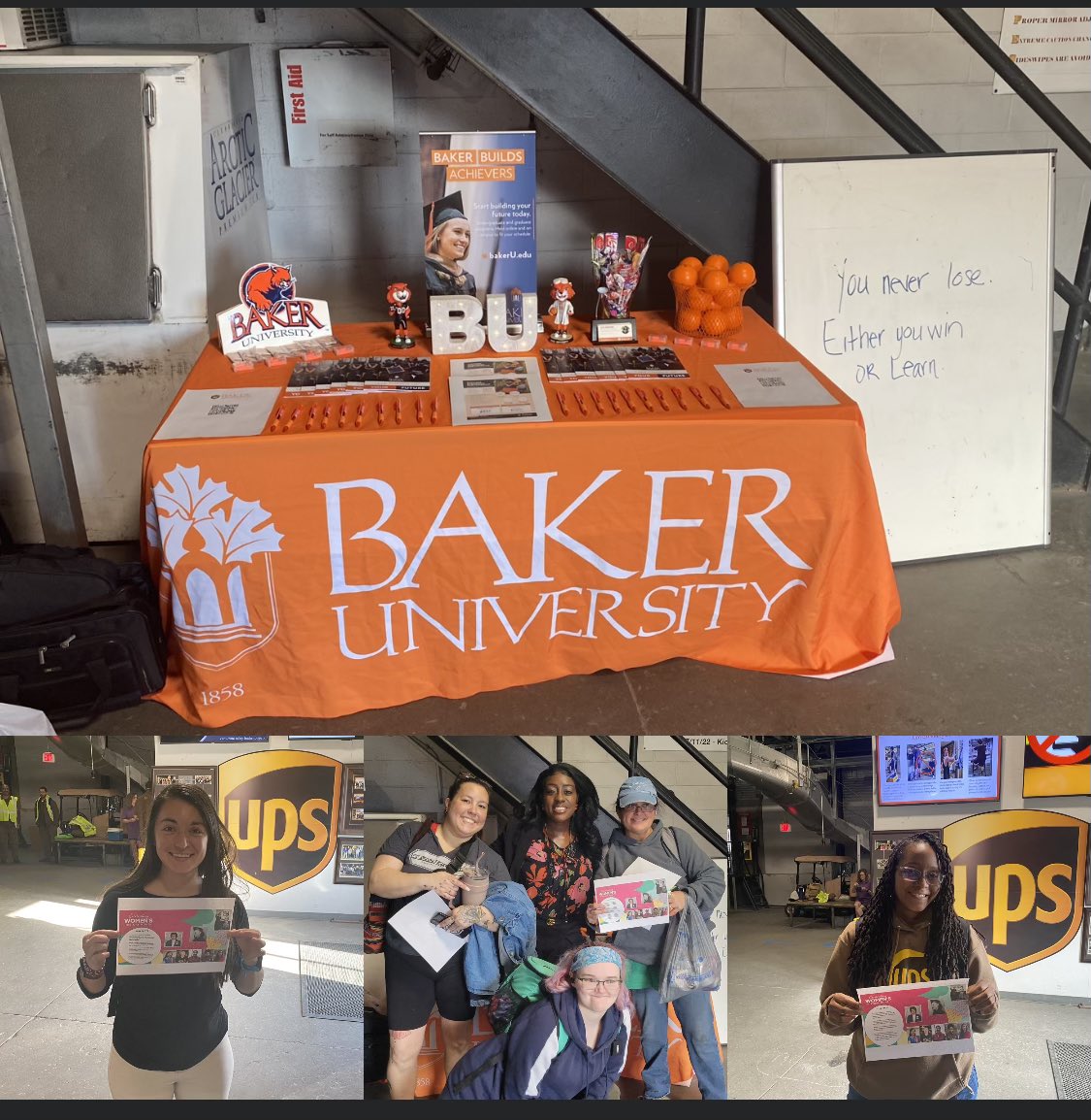 Thanks to KSLEN Preload and Day Sort. Baker U’s Dee Brown did a great job engaging UPSers. The Info flyers on Women’s History Month and Payroll… went over well! @koltensmith10 @HRGalindoUPSers @jagrant1020 @RosaUPSChi