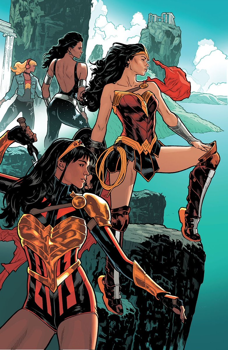 Wonder Woman #10 variant cover by Jeff Spokes