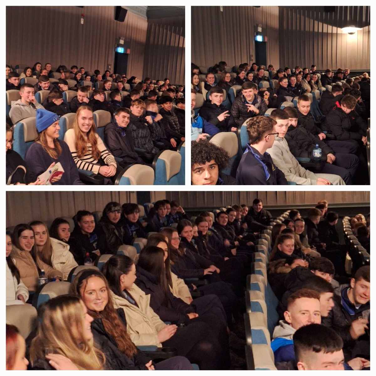 TY students recently attended a screening of An Cailín Ciúin in @IFI_Dub #SnaG24 #Gaeilge #AnCailínCiúin #DDLETB #ETBWeek2024