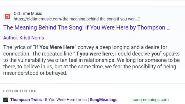 peachysghost's tweet image. #GhostsCBS #cbsghostsspoilers
''If You Were Here'' by the Thompson Twins being the song that plays when Alberta realises she might like Pete and THIS being the meaning behind the song.. I feel SICK !!!