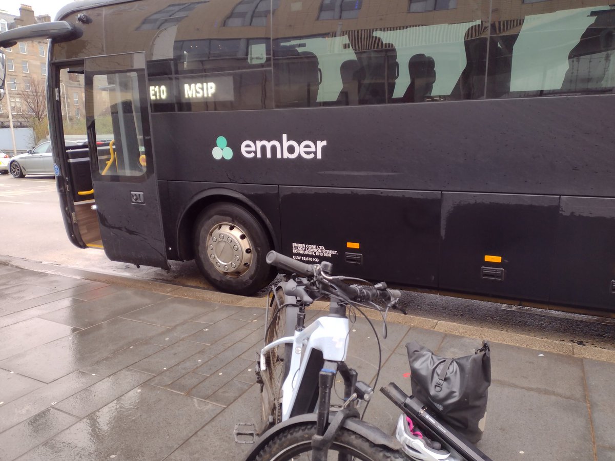 BBRScotWest's tweet photo. Fantastic day in Dundee. Took the Ember bus with the bike. Supereasy and efficient. Handed over some Access Bikes to their delighted new owners at the Findmill Centre. Popped into Nicholson's Cycles before a late lunch Dundee Cycle Hub. Back on the Ember bus home #bestjobinthe🌍 https://t.co/ZBWrJZ8FtA