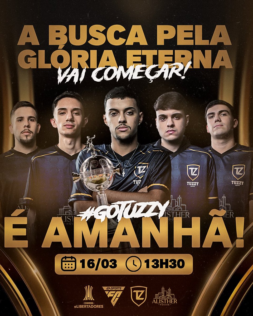 A busca pela glória eterna vai começar! 

E você está convidado para torcer pela Tuzzy! 

É amanhã! A partir das 13:30h 

Contamos com seu apoio e torcida pra irmos em busca do bi campeonato!

Te aguardamos por lá! 💙💛

Assista em:

🔗 twitch.tv/easportsfc

#GoTuzzy