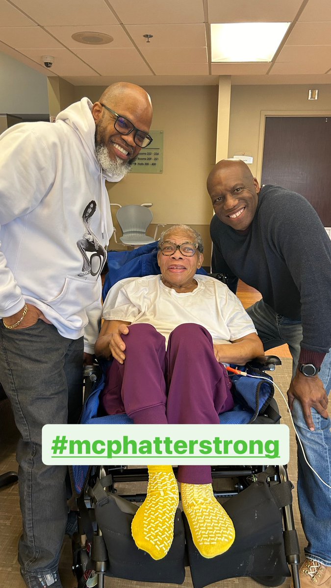 Mom is really coming around! My brother was getting on the road to head back to Texas and he asked my mom to say a prayer…….AND SHE DID!🙏🏾🙌🏾 She is talking more and more..haven’t heard her pray out loud since Sept ‘22! God is truly good! #mcphatterstrong #rosaleebabyboy