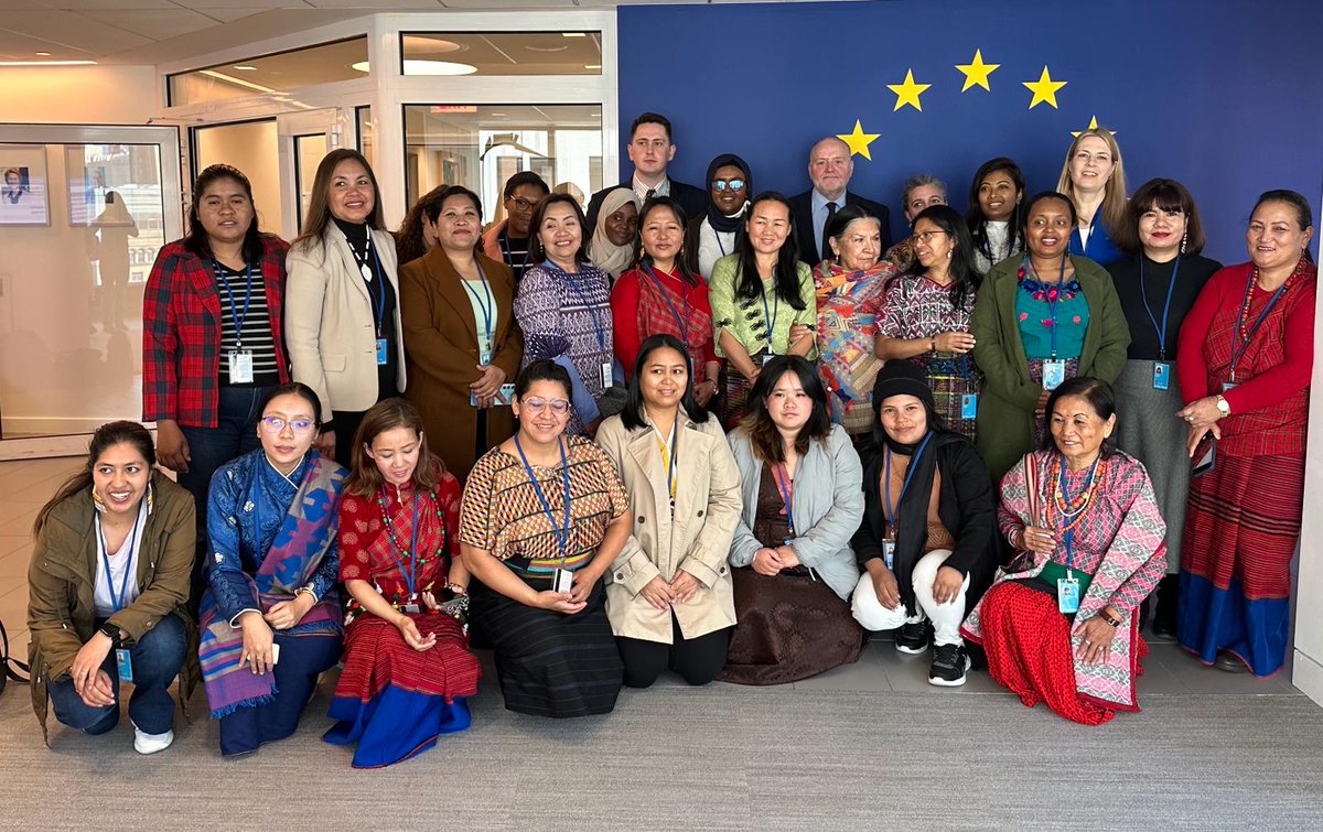 We met with inspiring #indigenous women leaders from all regions, who shared their incredible life stories, experiences and recommendations for #CSW68. We need their voices in decision-making at national and global levels! #EUatCSW