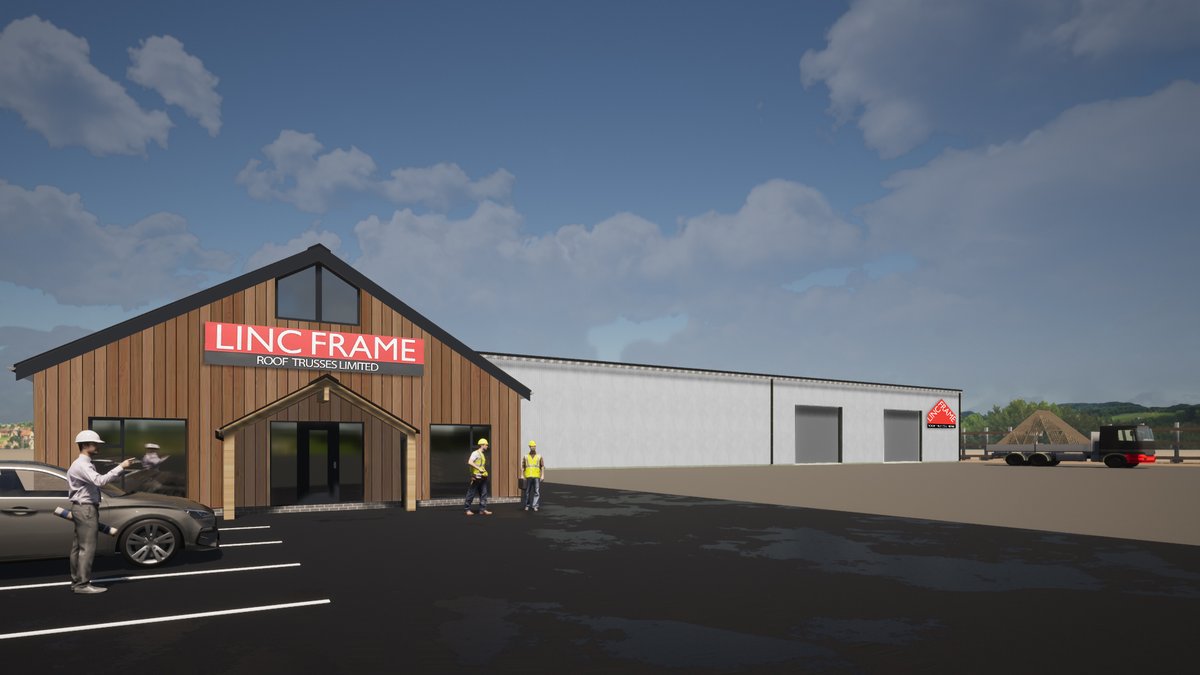 We are very happy to announce that we have secured the contract for the construction of a cutting-edge 18,000 square foot warehouse for Lincframe Roof Trusses Ltd! 
bit.ly/4aciEwb

<a href="/eddisons/">Eddisons</a> <a href="/Lincframe/">Linc Kennedy-Frame</a> #lincoln #construction #lincolnshire #supportlocal #ukconstruction