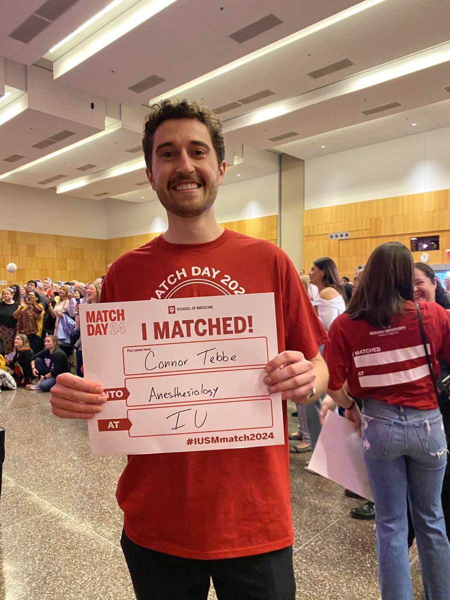 Our Anesthesia Student Interest Group President, Connor Tebbe! #MATCH2024