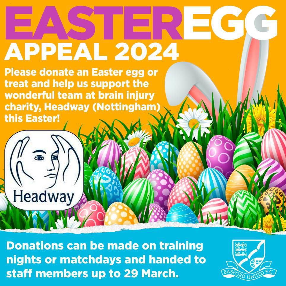 Starting this Saturday, we are on the lookout for Easter Eggs to donate to our friends over at the Headway store in Eastwood! 🍫 🐣 If you have any you would like to donate, please just hand them into any member of staff up until the 29th March.