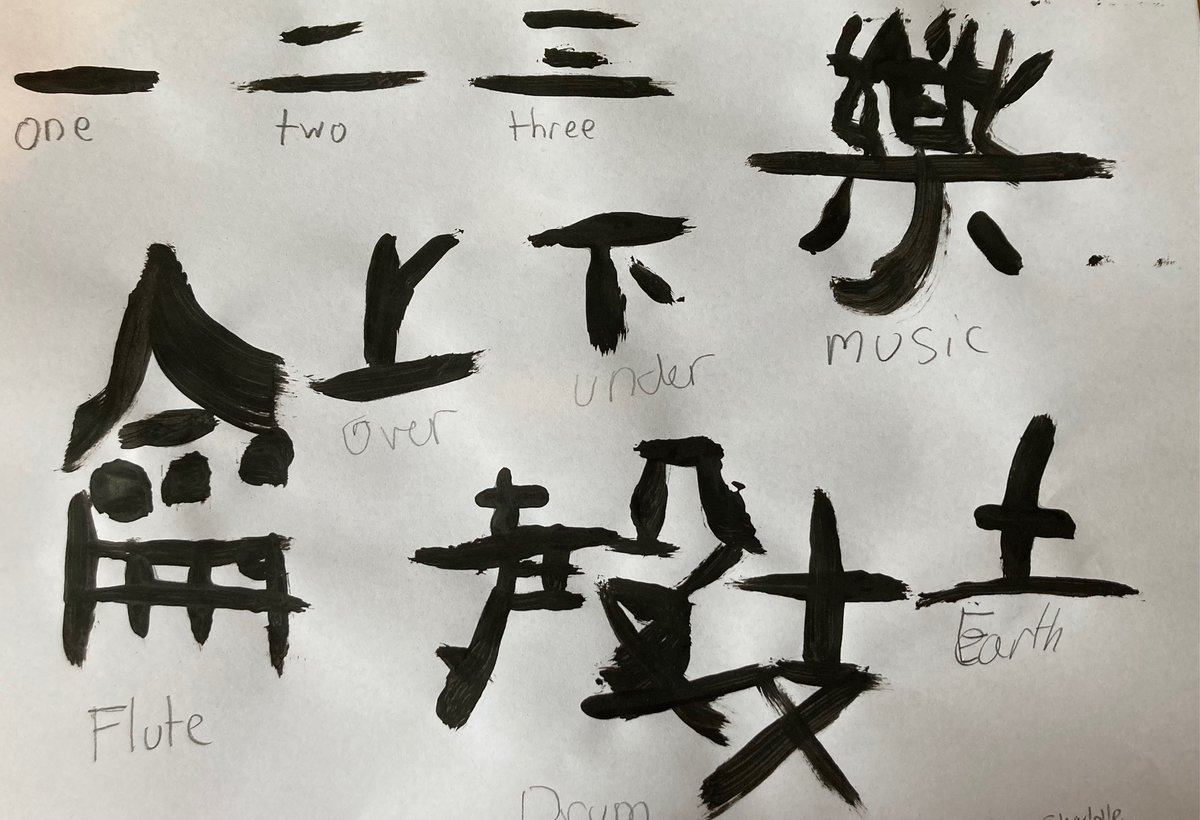 History Club have been looking at the origins of Chinese writing, which dates back over 3500 years.
