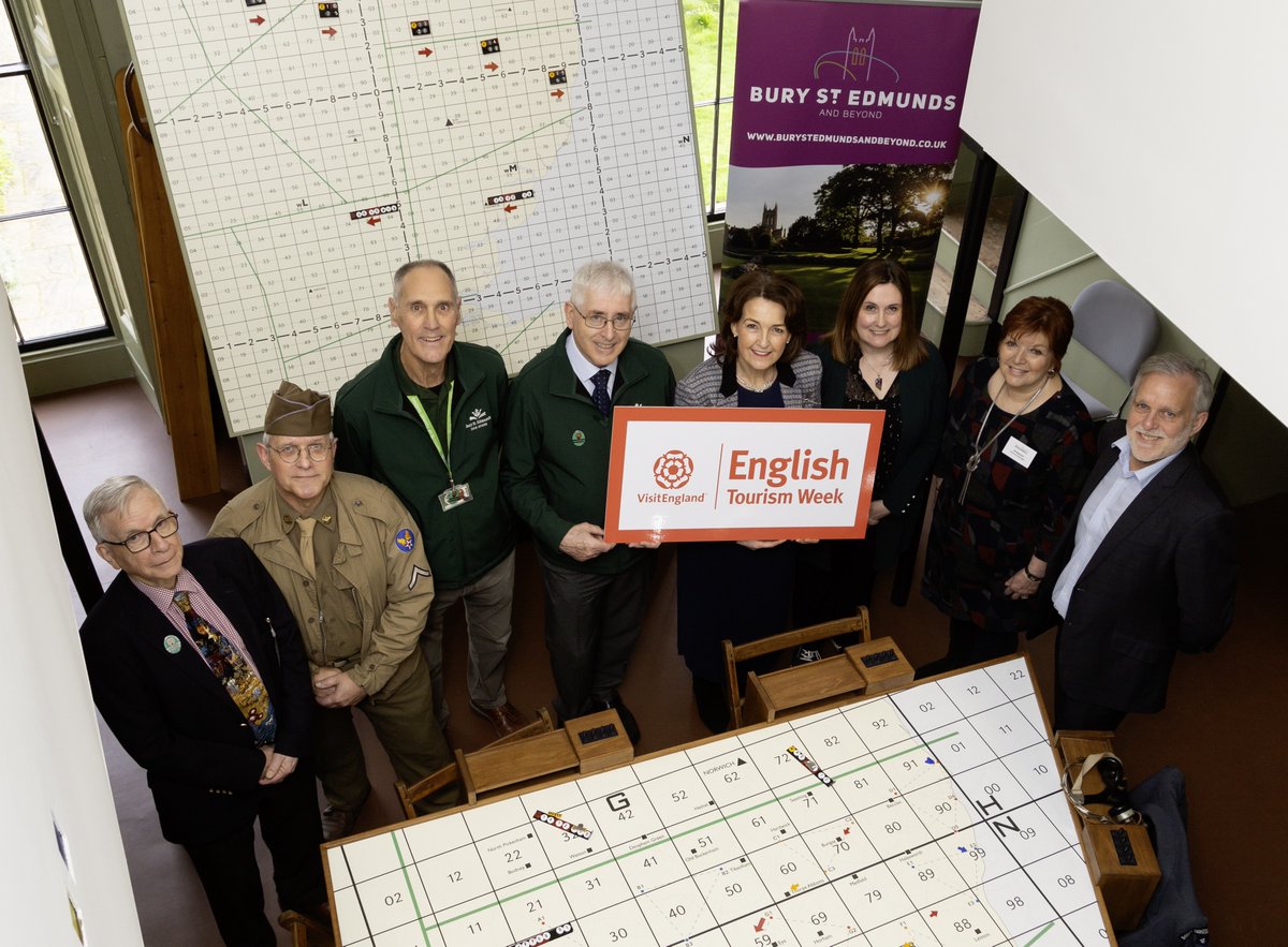 To kick off English Tourism Week #BuryStEdmunds MP  Jo Churchill met representatives from the town’s attractions &amp; tour guides involved with the town’s Masters of the Air tourism campaign at Bury St Edmunds Guildhall. visit-burystedmunds.co.uk/blog/bury-st-e… #EnglishTourismWeek24