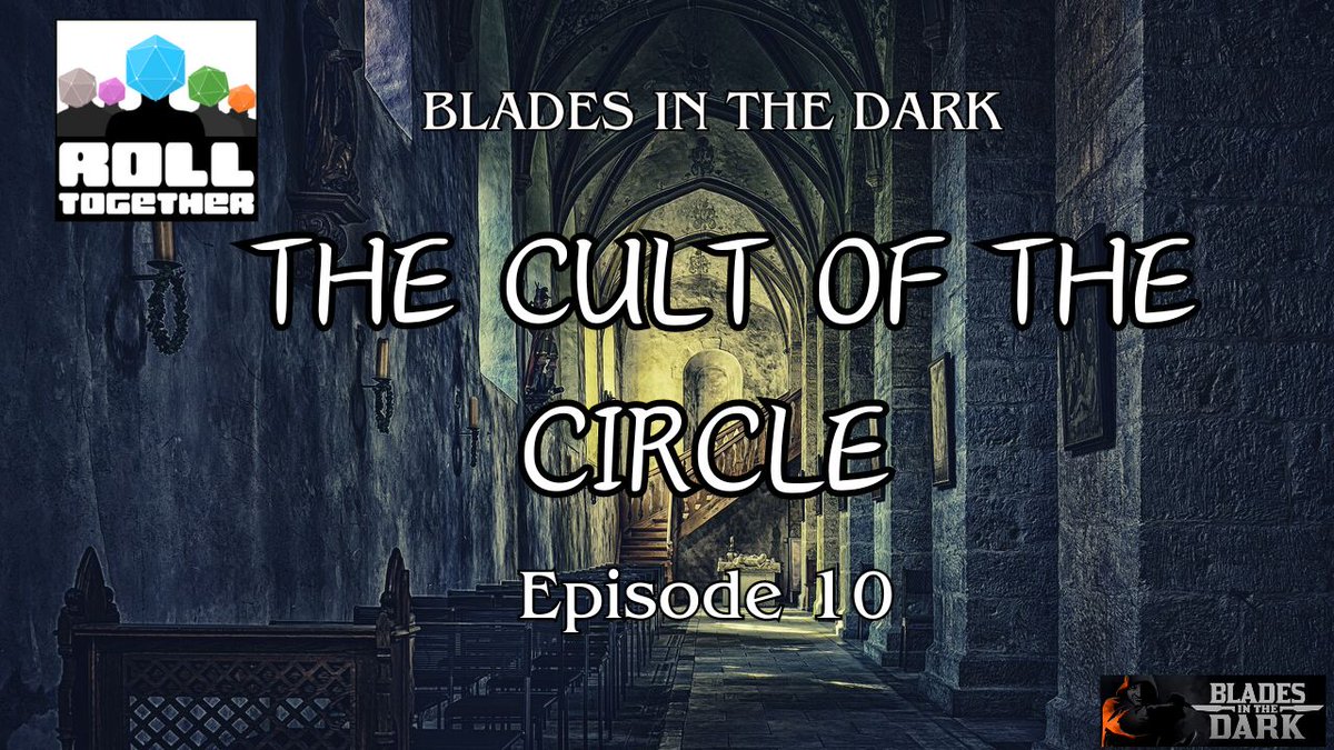 We are LIVE with the next episode of our Blades in the Dark campaign, Cult of the Circle at twitch.tv/rolltogetherrpg

<a href="/phoenixdice/">Phoenix Dice</a> <a href="/Beard_Ladies/">Bearded Ladies</a> #rolltogether #TTRPGs #actualplay