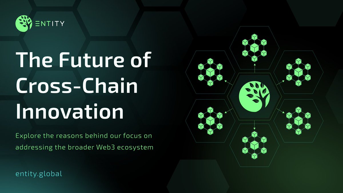 With back-to-back Web3 events in Regensburg this week, we found it the perfect opportunity to unveil the next chapter for Entity.

Today, I’ll reveal why we decided that going cross-chain is not just an option, but an essential move forward. #MultiversX 

Instead of multi-chain,