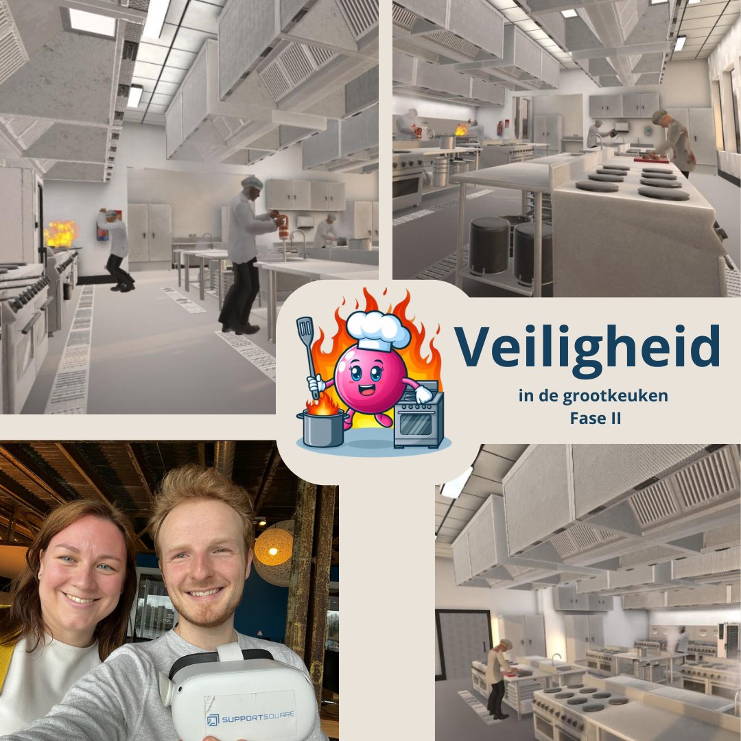 🔥#Fire in the #kitchen 🔥 Toch wel een beetje #fier op de #VR #app die ik samen met <a href="/SquareSupport/">Square Support</a>, RTC Oost-Vlaanderen en andere partners mocht maken! Speciaal voor #BuitengewoonOnderwijs: #veiligheid in de #grootkeuken. #edtech