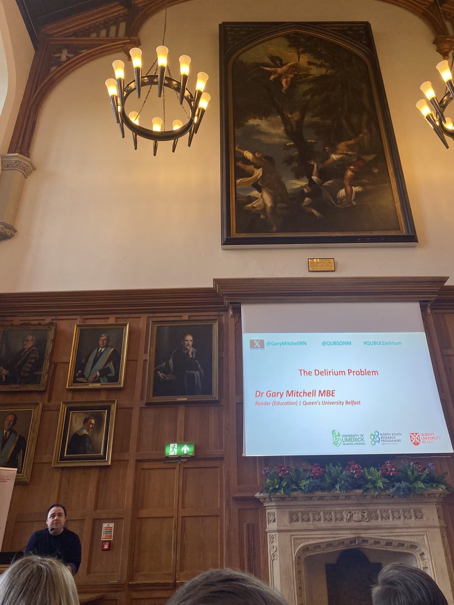 nuala2213's tweet photo. What an incredible day at How do you solve a problem like #Delirium? An #AllIreland Conference⭐️
Amazing to hear from all the speakers and of course the students about #CoDesign of an #MDT #Digital #Delirium #Education #Eresource📚
#QUBULDelirium🧠
@QUBSONM @NursingMid_UL https://t.co/ZWcBeFPPj6