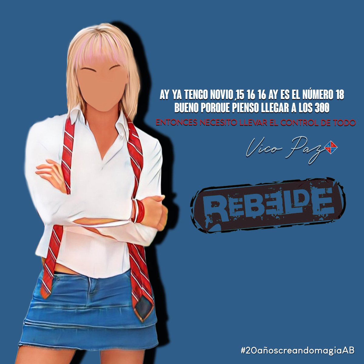 GRACIAS <a href="/Anboy88/">Angelique Boyer</a> por haber tomado el camino que sana a miles de corazones, porque sin duda alguna tu luz llega hasta el recodo más interno de los seres que tienen el honor de verte en escena #20AñosCreandoMagiaAB