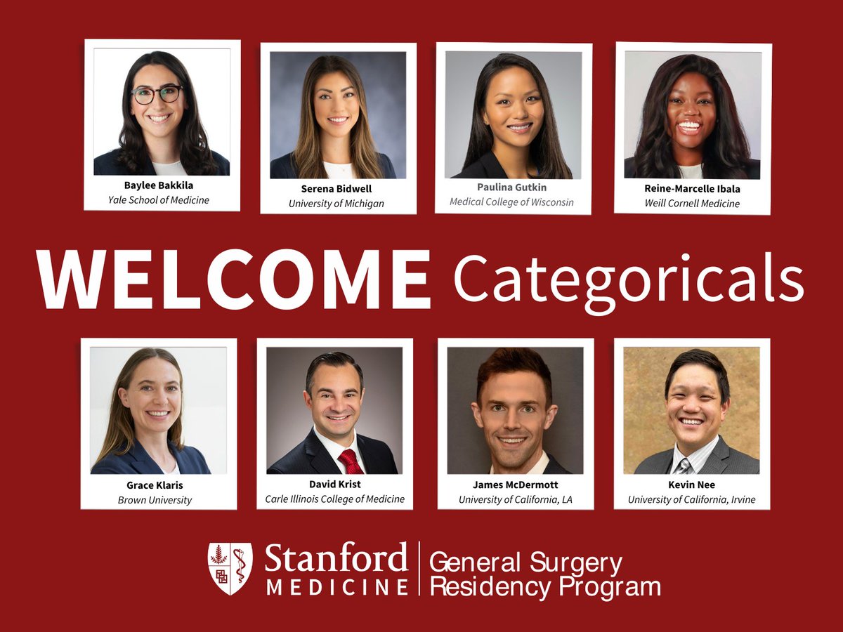 WE MATCHED! Please join us in welcoming our new categorical interns: Baylee Bakkila, Serena Bidwell, Paulina Gutkin, Reine-Marcelle Ibala, Grace Klaris, David Krist, James McDermott, and Kevin Nee 🎉

#match2024