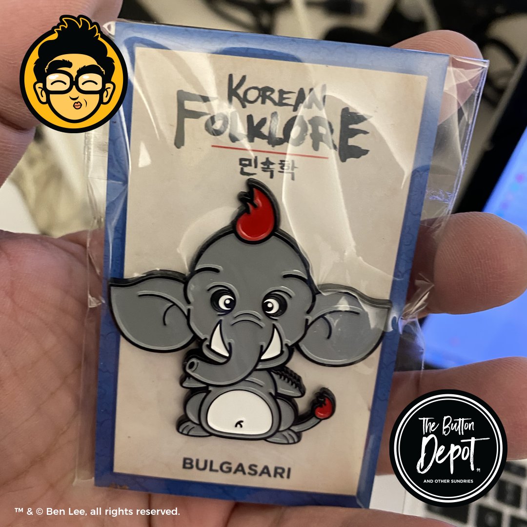 ButtonDepot412's tweet photo. Love enamel pins and chibi? Meet the Bulgasari today. Get this & more at: https://t.co/aIxr0FYfNV
.
.
.
#ButtonDepot #Etsy #EnamelPins #MadeByCooper #Bulgasari #folklore #Korea #KoreanFolklore #illustration #chibi #kawaii #DigitalArt #tales #artist #SmallBusiness #KC #KansasCity https://t.co/W0GvEFHNmf