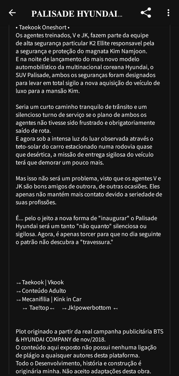 Palisade Hyundai: wattpad.com/story/19523302…

Por: <a href="/fakelove_luv/">❝Dressa⁷ comissões abertas</a>