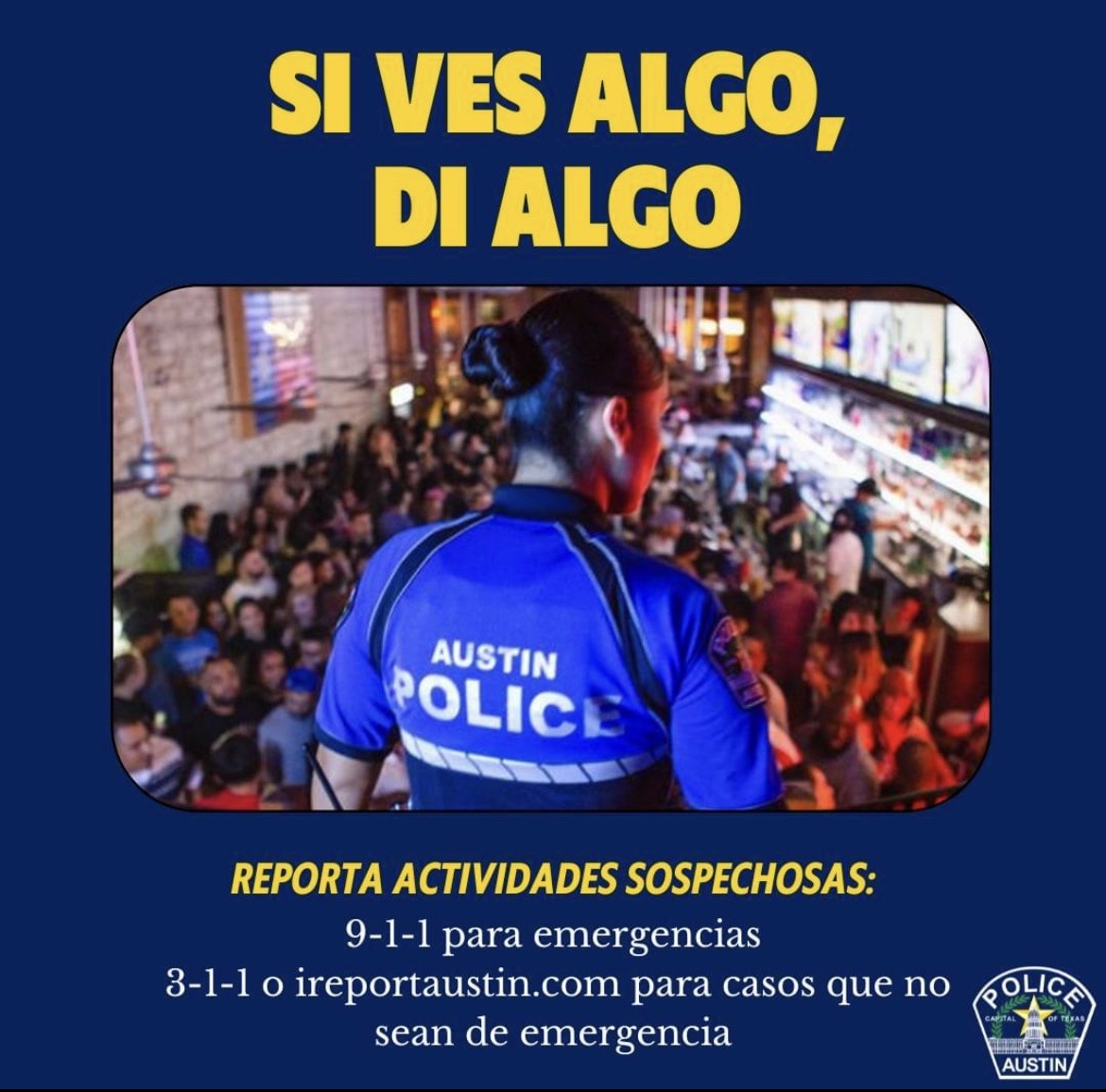 While you're enjoying the Spring Festival, remember to stay safe and report any suspicious activity. If you see something, say something. Let's all work together to keep our community secure. #SpringFestATX