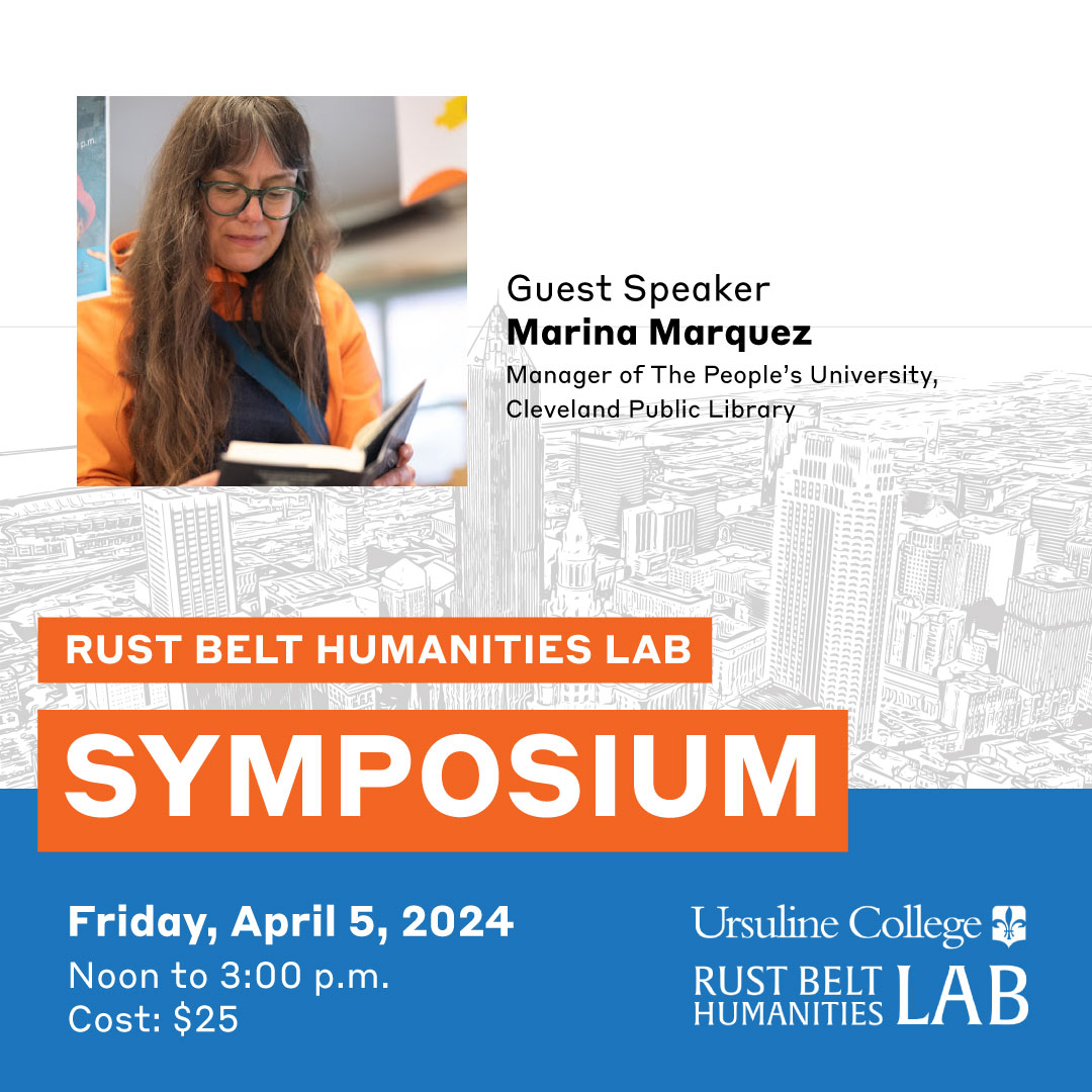 Join us @ursulinecampus we co-create humanities ecosystems in the Rust Belt. Make connections, learn about opportunities to collaborate, and explore public humanities initiatives. <a href="/ClevelandReads/">ClevelandReads</a> <a href="/Cleveland_PL/">Cleveland Public Library</a> Register: secure.acceptiva.com/?cst=6DKzh4 #rustbeltlab