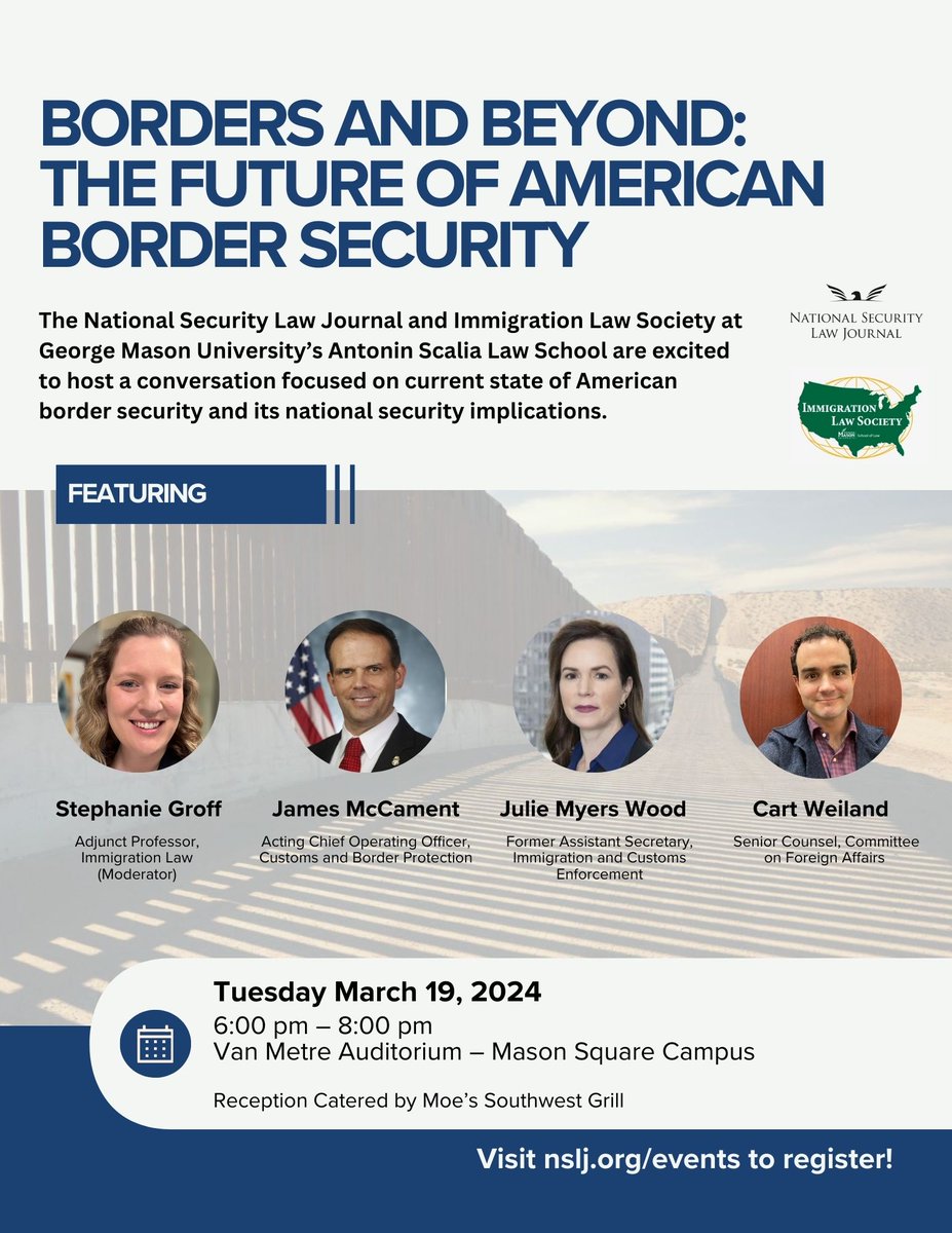 NatlSecLJ's tweet photo. Make sure you register for our Spring Symposium  taking place next Tuesday, March 19th! Live stream access will be provided to those who register but are unable to join us in person. 

Register here: https://t.co/0ZGAFcE5jO https://t.co/y3h1cnXuPU