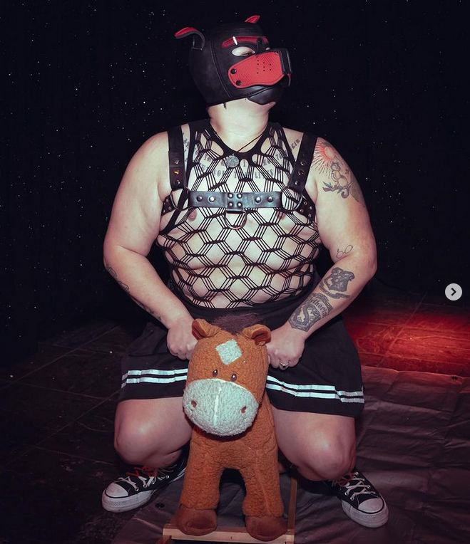 libsoftiktok's tweet photo. A Bookstore in Arizona is holding a "Drag Show for Palestine" with "Daddy Satan." They state kids are allowed to attend and there may be "adult language."

Drag for Palestine?
Adult language for kids?

Make it make sense. https://t.co/xcHwSlQo96