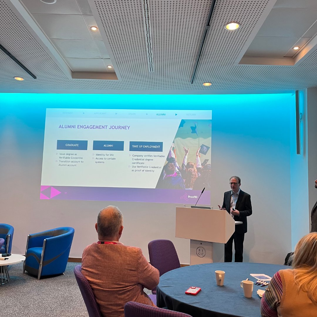 proof_id's tweet image. The #UCISA Leadership Conference was a success. Key highlight was our Breakfast Briefing with @SailPoint. Identity pros Paul Heaney &amp;amp; Stewart Cowie shared insights on digital &amp;amp; security strategies for higher ed. Enhance your uni&apos;s digital-first strategy 👉 eu1.hubs.ly/H087b0q0