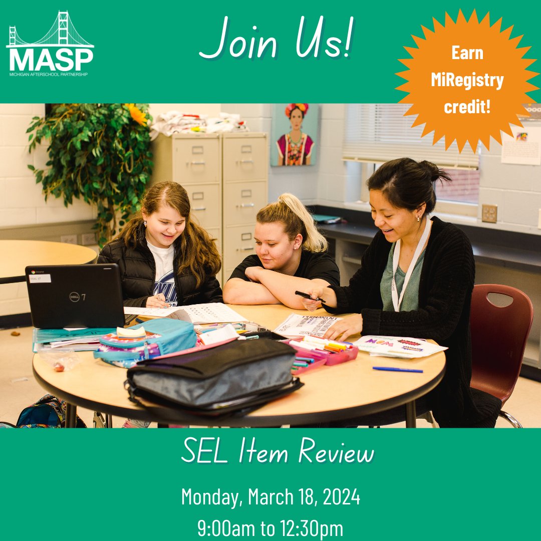 Register Now! SEL Item Review prepares experienced Youth/School-Age PQA users to conduct program self-assessment using the SEL PQA through a review of the new or changed items in the SEL PQA. lp.constantcontactpages.com/ev/reg/4enp3k8