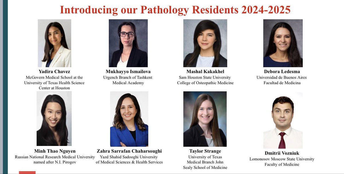 We’re thrilled to announce the newest additions to our family here @UTMB_Pathology ! ⭐️ Join us in extending a warm welcome to the talented individuals who have matched with us on this Match Day 2024! Welcome aboard! 🎊 🎉👏 👩‍⚕️👨‍⚕️ #MATCHDAY #PathTwitter #PathMatch24 #MATCH2024