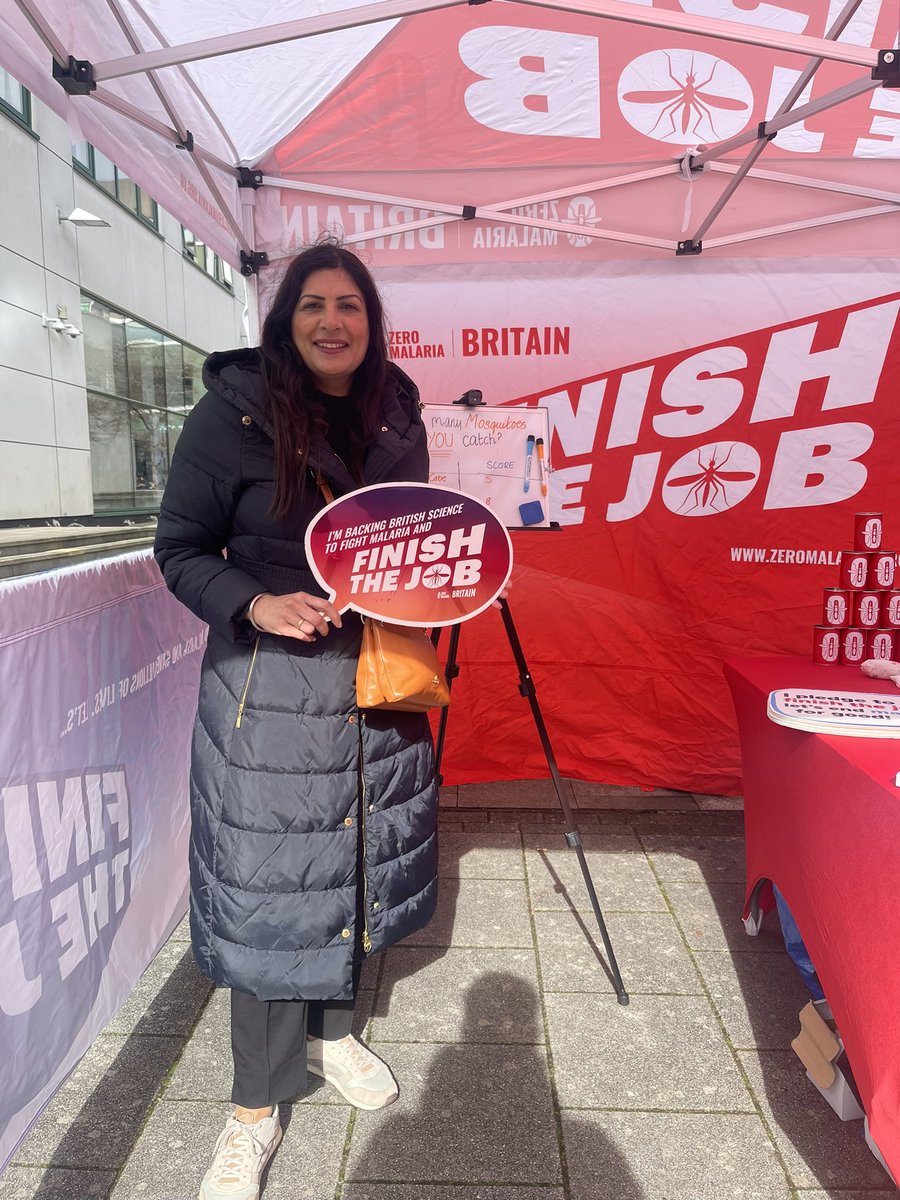 It was brilliant to talk to @ZeroMalariaGB in Edgbaston today about the lifechanging malaria research happening across the UK. I'm backing the brilliance of British science that will help us #FinishTheJob and end malaria in our lifetimes. 🌍🦟