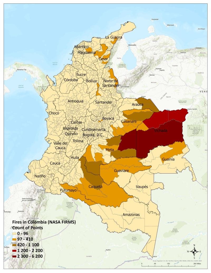 FAO examinó imágenes satelitales de diciembre de 2023 a febrero de 2024 para comprender el impacto potencial de los incendios en la producción agrícola y los medios de vida en Colombia. 
Este nuevo #StoryMap proporciona detalles de la evaluación rápida👉bit.ly/3x0dJ3e