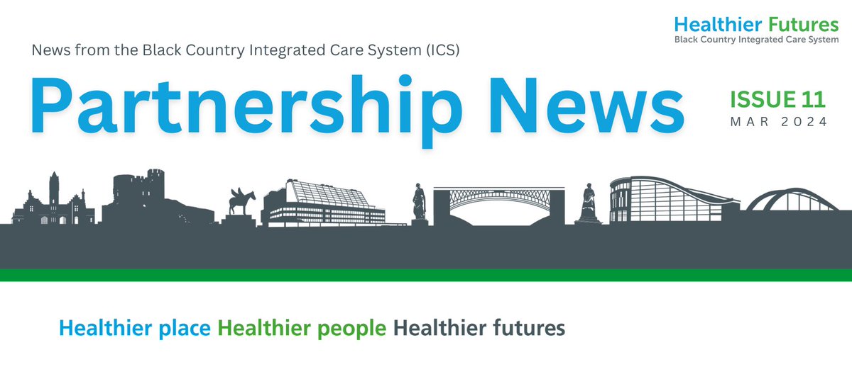 Take a look at our March newsletter!📣 In this edition, you'll find highlights of our recent 24 hours in healthcare campaign, see what is happening locally in our four places and learn more about the innovative services and equipment in our hospitals. blackcountryics.org.uk/application/fi…