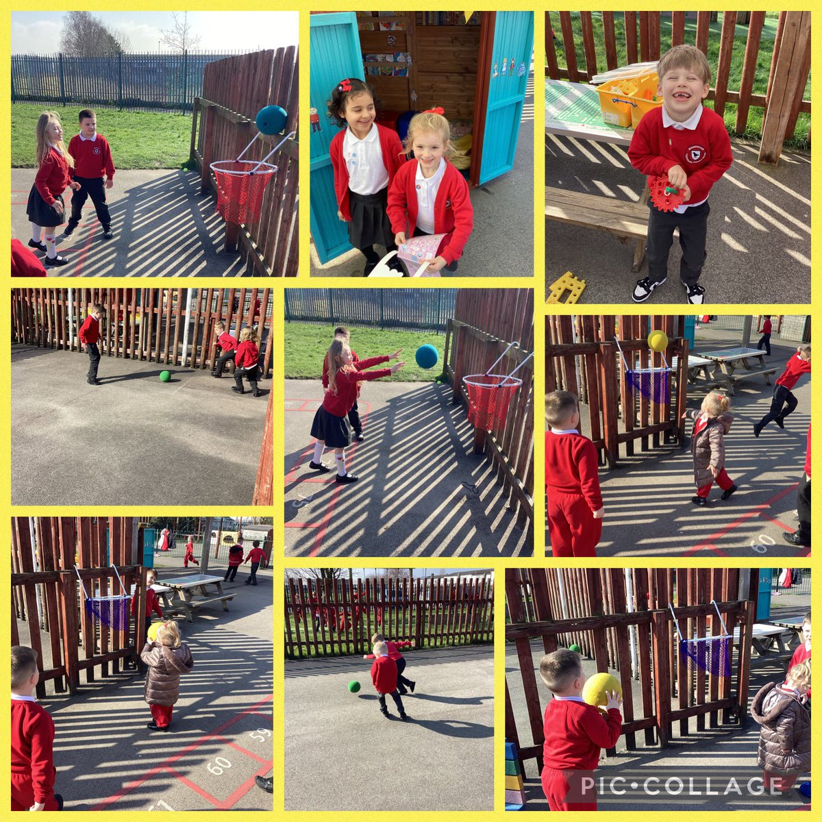 Reception and KS1 are enjoying having some new equipment on the playground and it’s lovely to see the daffodils that Year 2 planted are about to burst into flower.  🌼 #SpringIsHere #PlaygroundFun #BestDaysOfOurLives