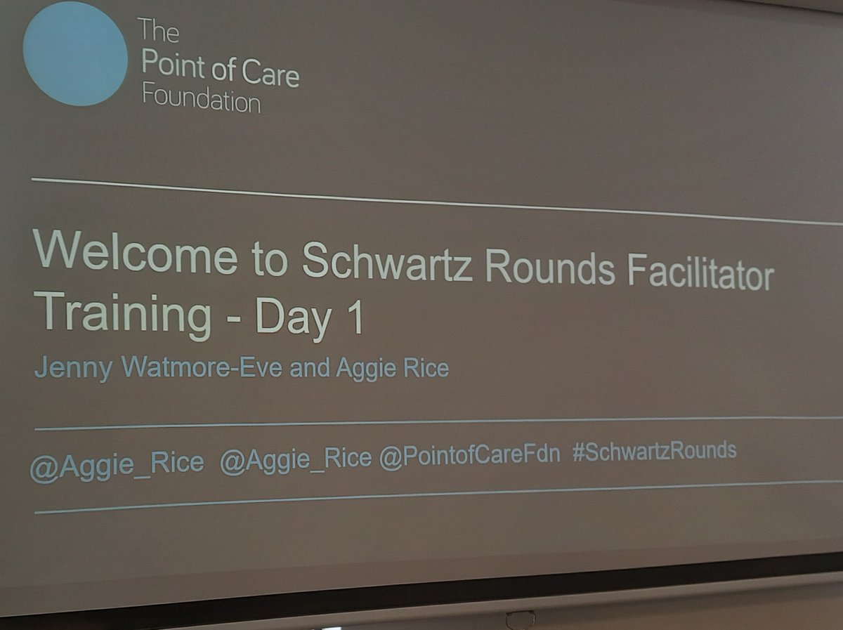 Michael A (@adamsm_j) on Twitter photo Enjoyed our Day 1 #SchwartzRounds training with <a href="/PointofCareFdn/">The Point of Care Foundation</a>. Thank you to <a href="/Aggie_Rice/">Aggie Rice</a> & Jenny; keen to get stuck in now and looking forward to following up with you again at Day 2! <a href="/ot_uon/">UON OT</a> <a href="/UniNhantsFHES/">Uni of Northampton Health, Education & Society</a> <a href="/alisonpowerUK/">Alison Power</a> #OT #OccupationalTherapy Enjoyed our Day 1 #SchwartzRounds training with <a href="/PointofCareFdn/">The Point of Care Foundation</a>. Thank you to <a href="/Aggie_Rice/">Aggie Rice</a> & Jenny; keen to get stuck in now and looking forward to following up with you again at Day 2! <a href="/ot_uon/">UON OT</a> <a href="/UniNhantsFHES/">Uni of Northampton Health, Education & Society</a> <a href="/alisonpowerUK/">Alison Power</a> #OT #OccupationalTherapy
