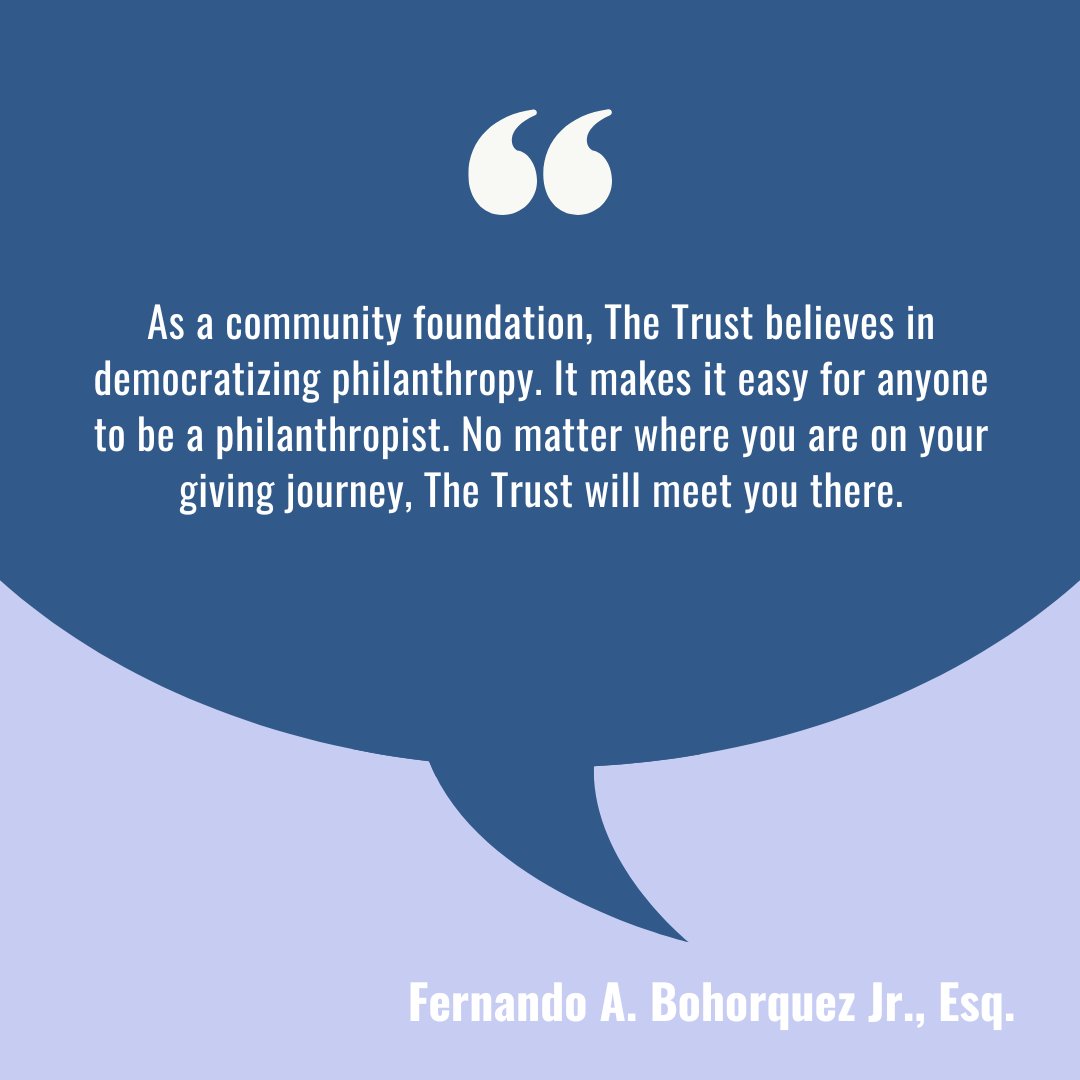 The Trust was thrilled to sponsor the @CUPUSA07 6th Annual Pipeline to Power Summit. Fernando A. Bohorquez Jr., Esq., who holds dual board positions at both organizations, gave remarks in celebration of The Trust’s centennial. #diversity #equity #inclusion #philanthropy