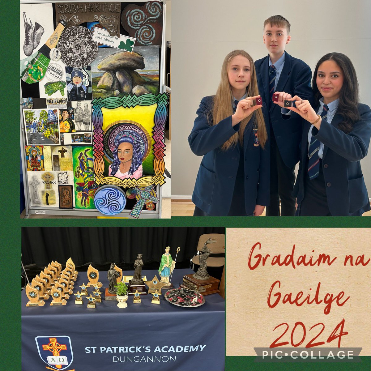 Gradaim na Gaeilge san Acadamh inniu 🏆