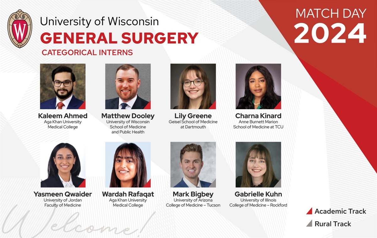 Welcome our newest general surgery residents! #Match2024