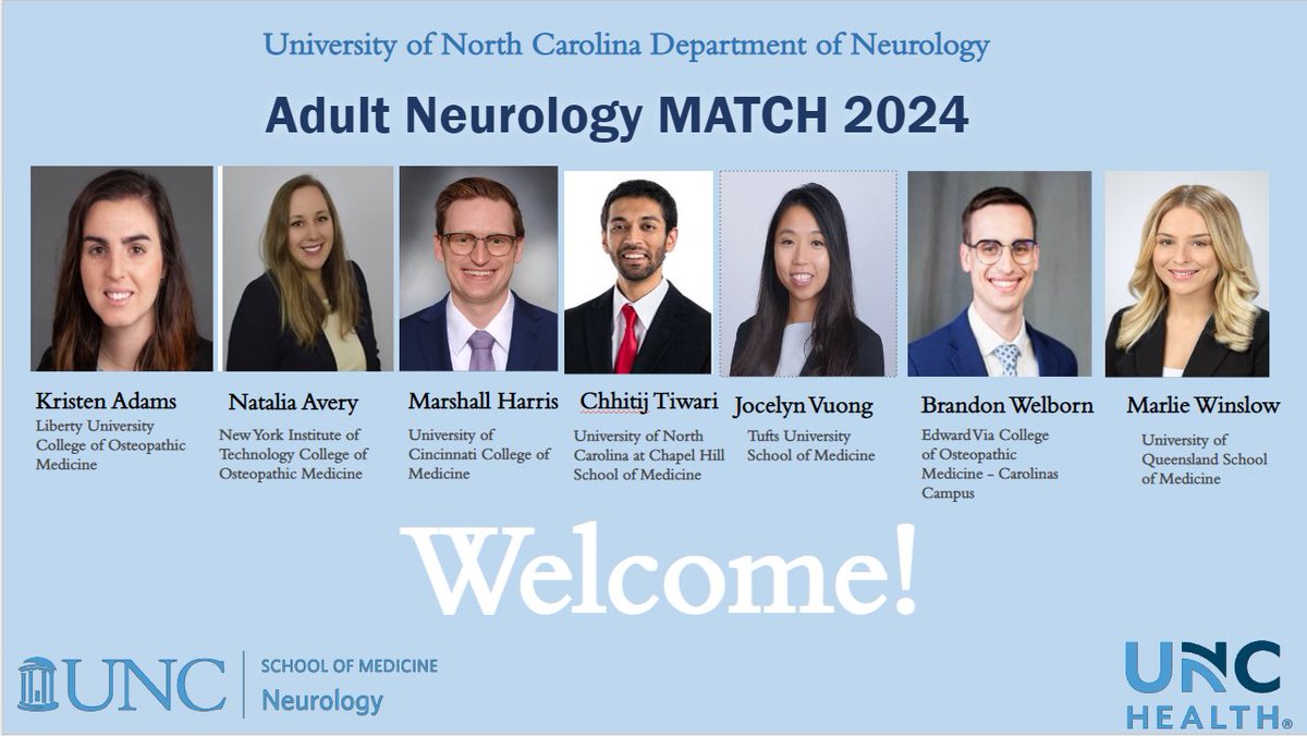 Welcomes to our Newbie Neurons! We are so excited for our 4 year adventure! #MATCH2024 #neurotwitter #neuromatch