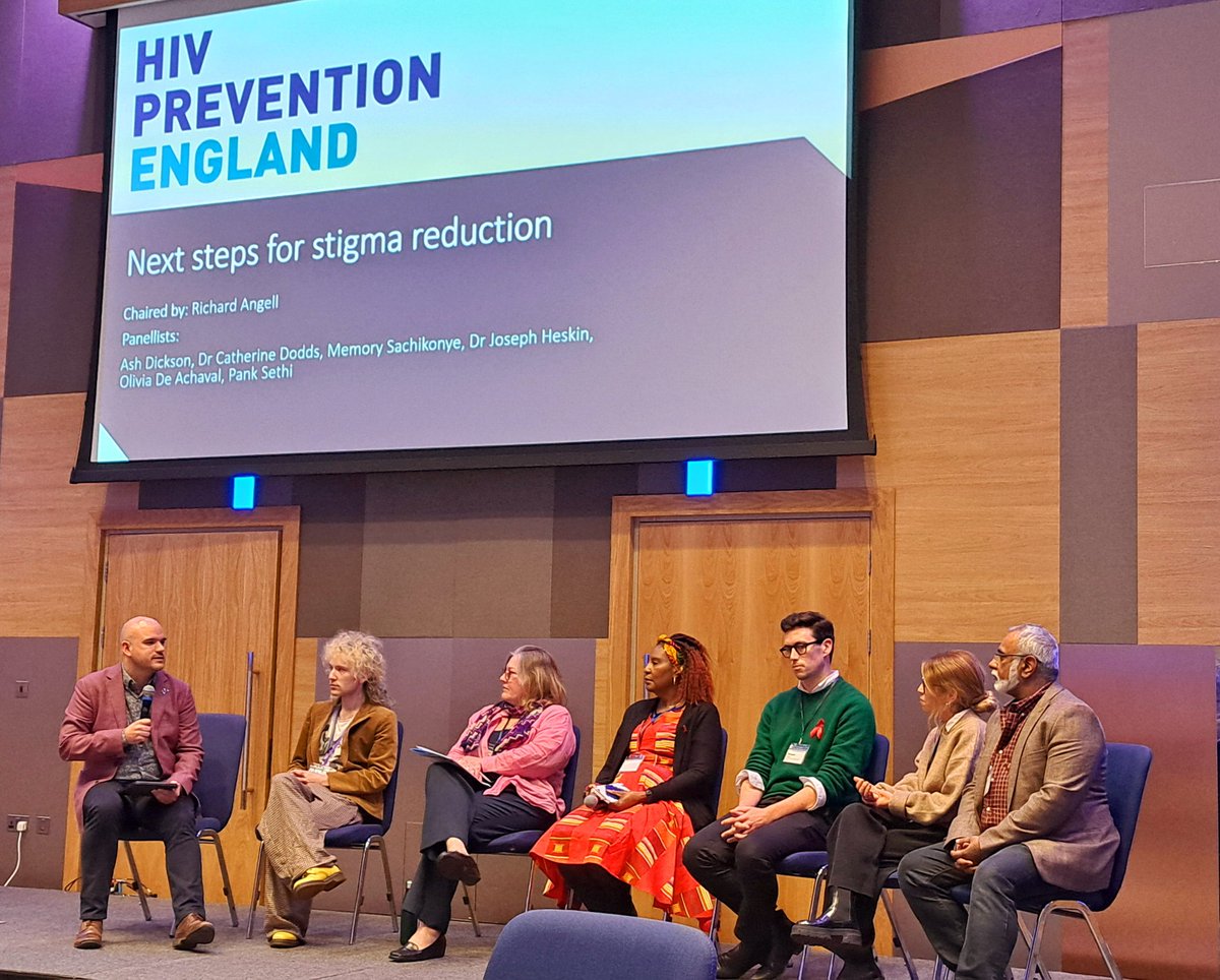 Final panel discussion at the @HIVPreventionEn #HIVStigma24 Symposium. Focus is on intersecting #stigma and inequalities and our need to challenge all kinds of discrimination and to ensure that all people with #HIV are able to access the care and support they need.